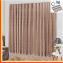 Ver imagem 1 de Cortina Tropical em Jacquard 3,00 X 2,70 para Trilho Comum - Bege