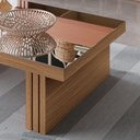 Ver imagem 4 de Mesa de Centro Poly com Espelho para Sala de Estar Freijó/ Preto 5094 - Bela Móveis