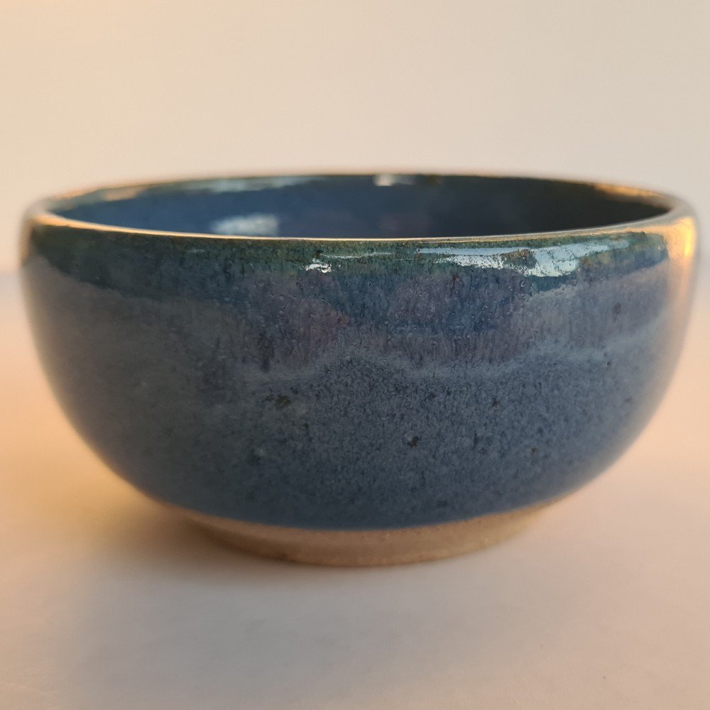 Bowl de cerâmica azul 500ml para sopa, caldos risoto e açaí - 9
