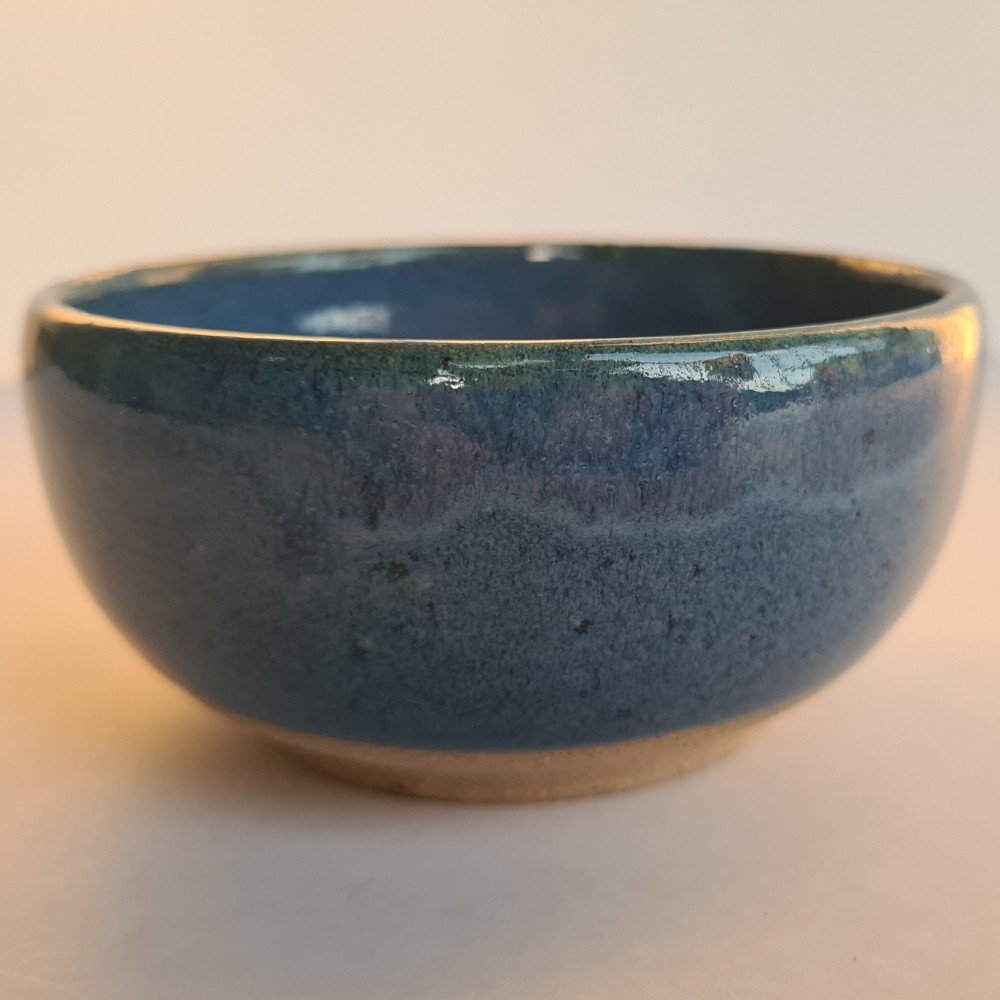 Bowl de cerâmica azul 500ml para sopa, caldos risoto e açaí - 7
