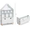 Ver imagem 4 de Casinha Organizadora Vilar 100% Mdf (brinquedos Infantil) Woodcore