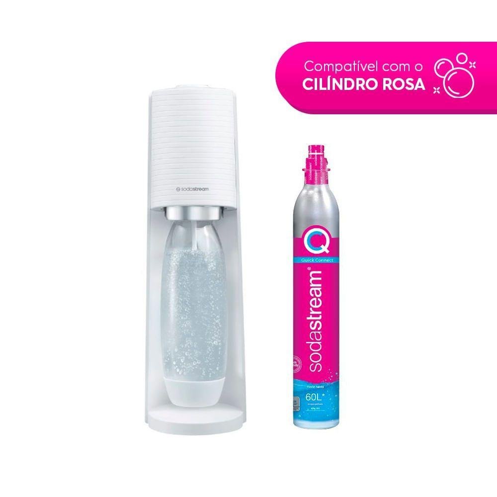 Máquina para Gaseificar Água Terra Sodastream Branca - 6