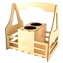 Ver imagem 4 de Porta Garrafa e Copos Mdf