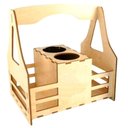 Ver imagem 3 de Porta Garrafa e Copos Mdf