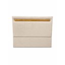 Ver imagem 2 de Cabeceira de Cama Box Gabriela Quen Size 160cm Veludo:Veludo Bege