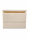 Ver imagem 2 de Cabeceira de Cama Box Gabriela Quen Size 160cm Veludo:Veludo Bege