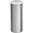 Ver imagem 1 de Lixeira Redonda 30l com Tampa Basculante Aço Inox Tramontina Swing Escritório Lavanderia
