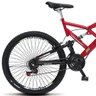 Bicicleta Aro 26 Full-s GPS Aero Dupla Suspensão 72 Raias Vermelho - Colli Bikes - 2