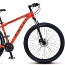 Ver imagem 3 de Bicicleta Aro 29 Freio a Disco Shimano Altus MTB Alumínio Laranja Neon - Colli Bikes