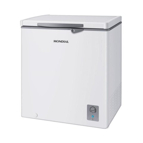 Freezer Horizontal Mondial 1 Porta 150l com Função 2 em 1 Branco 220v - Fhz-01-w150