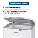 Ver imagem 5 de Freezer Horizontal Mondial 1 Porta 150l com Função 2 em 1 Branco 220v - Fhz-01-w150