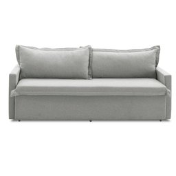 Sofá sem Caixa Retrátil e Reclinável 2,00m com Molas Luzia Linho Cinza Madelina Decor - 3