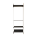 Ver imagem 1 de Modulo Closet Industrial Cabideiro Ferro Branco Preto