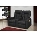 Ver imagem 1 de Poltrona Do Papai Reclinável Dupla Jetta - Preto Corino