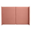 Ver imagem 3 de Cabeceira Cama King 210cm Estofada Linho ou Veludo Editável Cor:veludo Slim Rose