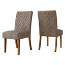 Ver imagem 6 de Cadeira para Mesa de Jantar Esther Ambiente Kit 02 Peças Nature Cacao – Henn