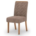 Ver imagem 2 de Cadeira para Mesa de Jantar Esther Ambiente Kit 02 Peças Nature Cacao – Henn