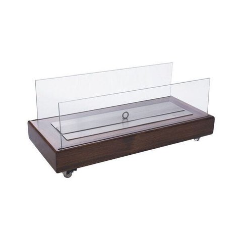 Lareira Ecológica A Álcool 92° C/Queimador 60cm Madeira - Classe A
