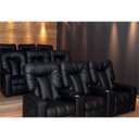 Ver imagem 4 de Poltrona Tripla Reclinável para Cinema Jetta MX9 Corano Bege 290 - Matrix