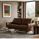 Ver imagem 2 de Sofá 2 Lugares Couro Natural:471dark Brown