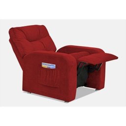 Poltrona Reclinável Azera MX-7 Suede Animale Vermelho B-377 - Matrix - 3