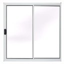 Ver imagem 1 de Janela de Alumínio Branco Vitro de Correr 2 Folhas Sem Grade CMC Modular - 1.20 (L) X 1.20 (A)