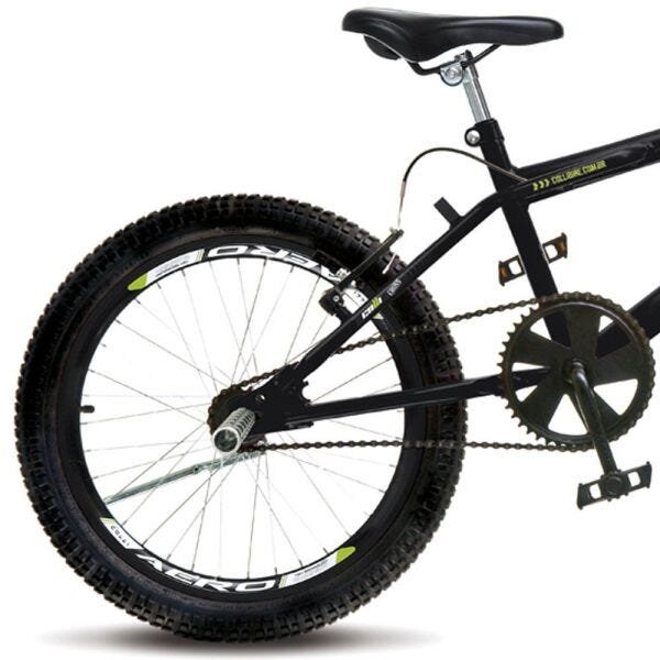 Bicicleta BMX Aro 20 Cross Ride Extreme Aero Preto Fosco - Colli Bikes - 2