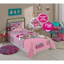 Ver imagem 1 de Jogo de Cama Infantil LOL Surprise Lepper 150 Fios 2 peças