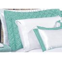 Ver imagem 3 de Kit Cobre Leito King Tiffany 3 Peças Azul - Vilela Enxovais