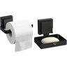Kit Acessórios de Banheiro Ventosa Preto 6 Peças Duplo F.max - 3