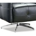 Ver imagem 2 de Kit 2 Poltronas Decorativas Astúria Base Giratória Couro Preto - Mempra