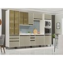 Ver imagem 3 de Cozinha Modulada Completa 6 Peças com Tampo Linea Luciane Móveis