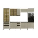 Ver imagem 1 de Cozinha Modulada Completa 6 Peças com Tampo Linea Luciane Móveis