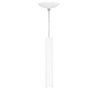 kit 3 Pendente Tubo Cilindro Branco 30Cm + Led 3k - 2