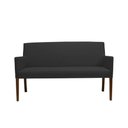 Ver imagem 1 de Poltrona 2 Lugares Liverpool Corano Preto - Gran Belo Decor