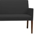 Ver imagem 2 de Poltrona 2 Lugares Liverpool Corano Preto - Gran Belo Decor