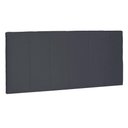 Ver imagem 1 de Cabeceira Painel Casal 1,40m Ravenna Suede Cinza