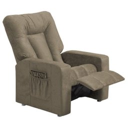 Poltrona do Papai Reclinável Pallas Mx5 Suede Pena Bege Escuro B-375 - Matrix - 2