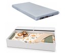 Ver imagem 1 de Cama Berço Montessoriana Juvenil c/ 2 Baús e Colchão 100%MDF:Branco