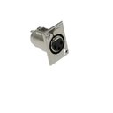 Ver imagem 1 de Conector Cannon Femea P/ Painel C / Trava - Kit com 10pçs