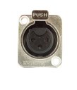 Ver imagem 2 de Conector Cannon Femea P/ Painel C / Trava - Kit com 10pçs
