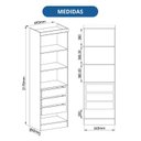 Ver imagem 6 de Guarda-Roupa Modulado 2 Portas 3 Gavetas com Prateleiras Infinity Branco/Blush