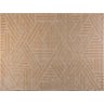 Tapete Sala Alto Relevo Realce Trama 72 Bege Dourado 250x300 cm 2,5x3m - 2