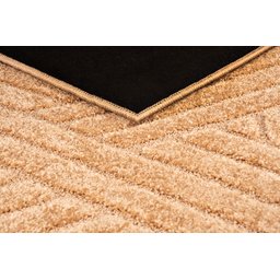 Tapete Sala Alto Relevo Realce Trama 72 Bege Dourado 250x300 cm 2,5x3m - 3