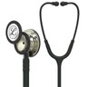 Estetoscopio 3m Littmann Classic Iii 5861 Preto Champanhe Espelhado Conector Preto - 1