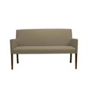 Ver imagem 1 de Poltrona 2 Lugares Liverpool Corano Chocolate - Gran Belo Decor