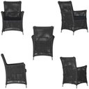 Ver imagem 3 de 2 Poltronas e 1 Mesa Igapó Alumínio Fendi Corda Náutica E12 Preto