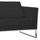 Ver imagem 2 de Poltrona Decorativa Julia 106cm Corano Preto - Gran Belo Decor