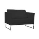 Ver imagem 1 de Poltrona Decorativa Julia 106cm Corano Preto - Gran Belo Decor