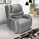 Ver imagem 1 de Poltrona do Papai Retrátil com Controle Imperial Império Estofados Cinza